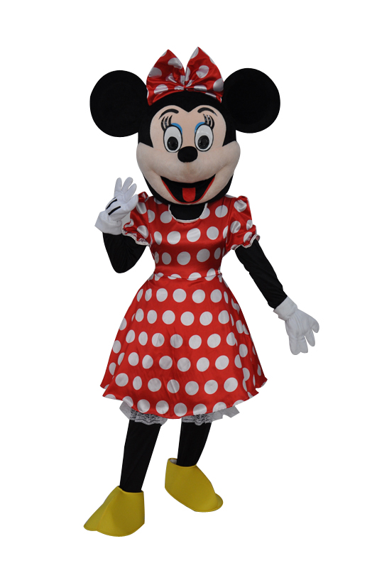 Minnie Mouse mascot hire